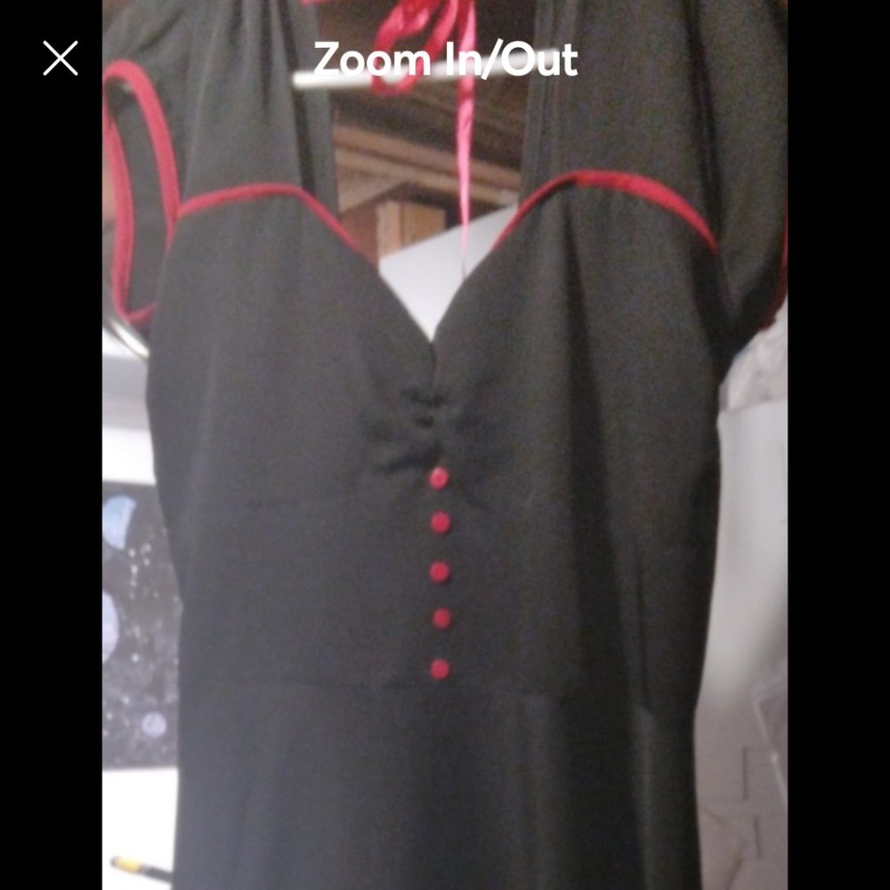 2Xl Black Lindy Bop dress